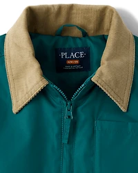 Boys Hooded Workwear Jacket