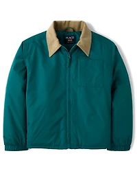 Boys Hooded Workwear Jacket