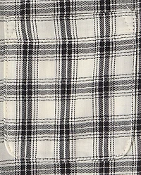 Boys Plaid Textured Poplin Button Up Shirt