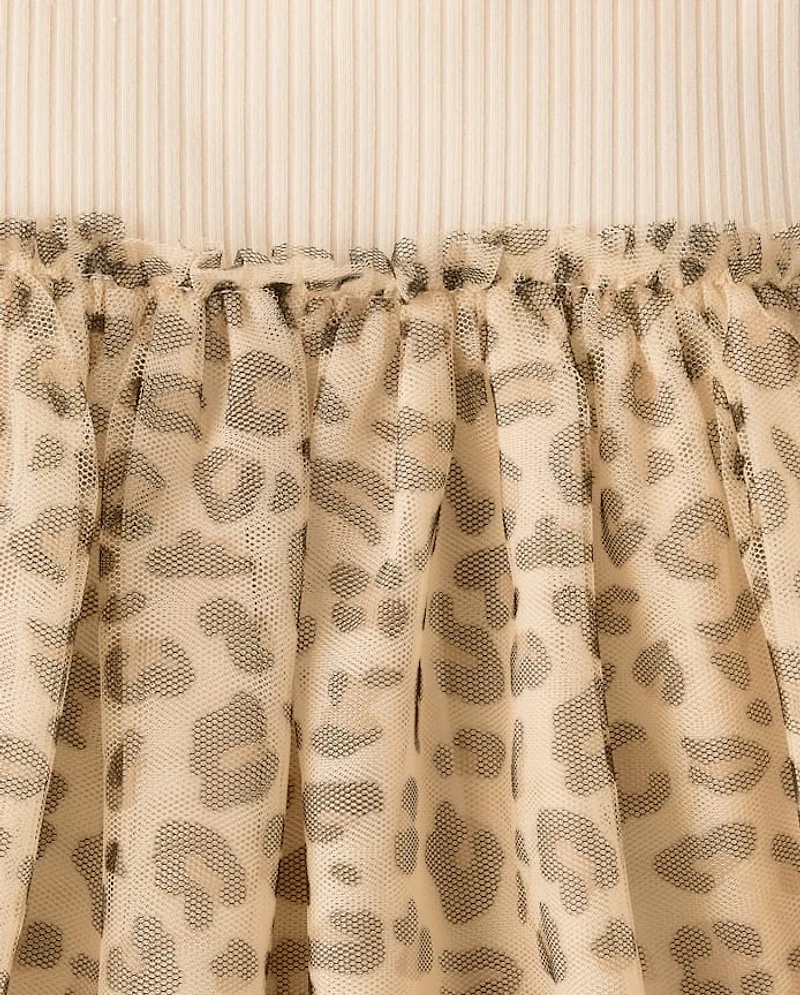 Baby And Toddler Girls Leopard Tutu Dress