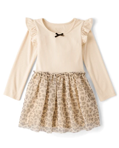 Baby And Toddler Girls Leopard Tutu Dress
