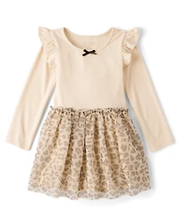 Baby And Toddler Girls Leopard Tutu Dress