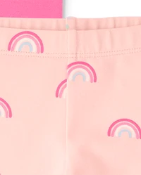 Toddler Girls Print Leggings 4-Pack