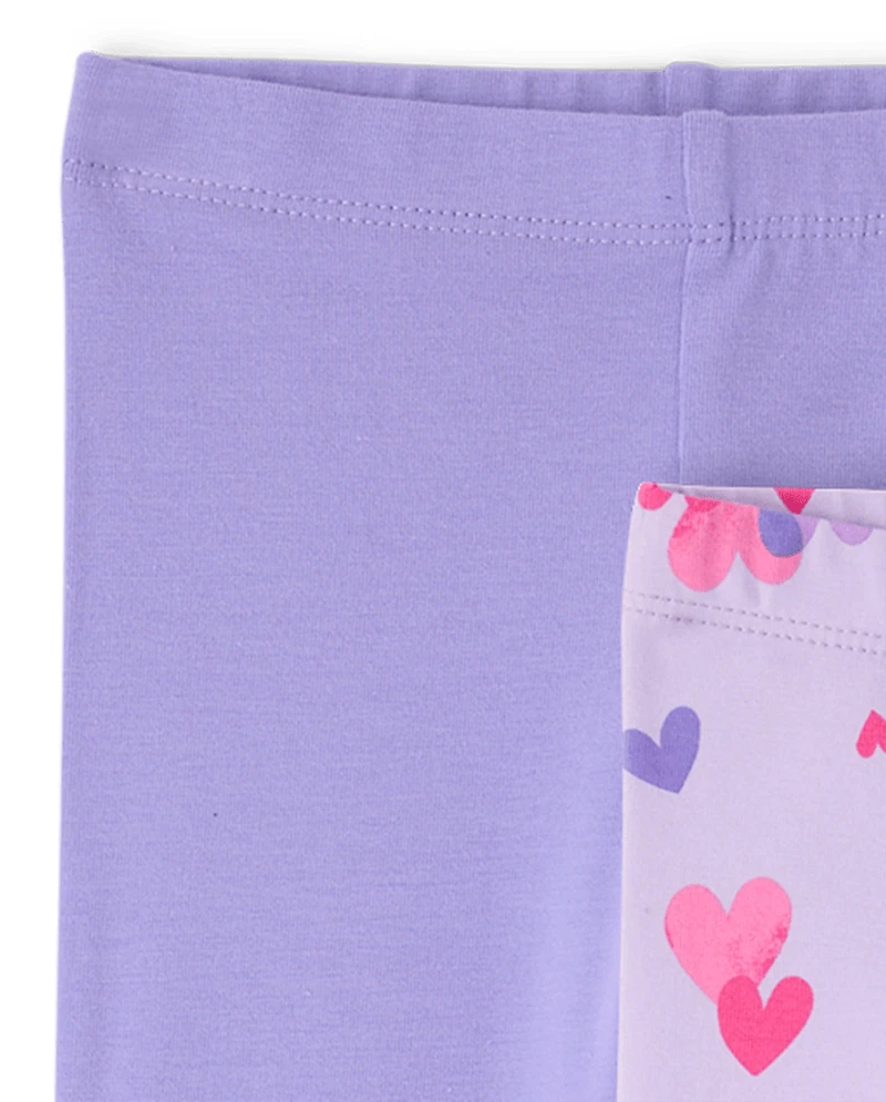 Toddler Girls Print Leggings 4-Pack