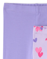 Toddler Girls Print Leggings 4-Pack