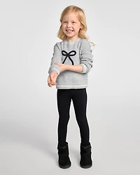 Toddler Girls Bow Leggings 4-Pack