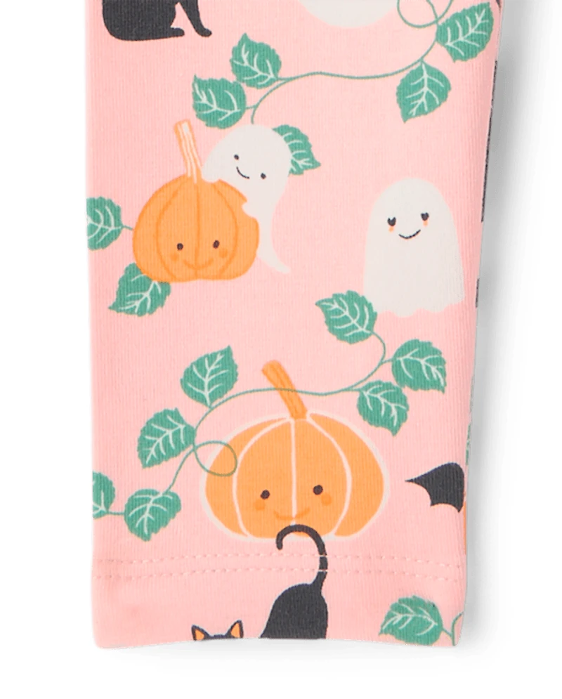 Baby And Toddler Girls Halloween Leggings