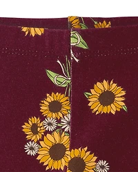 Baby And Toddler Girls Sunflower Leggings
