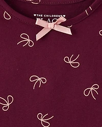 Baby And Toddler Girls Bow Flutter Dress