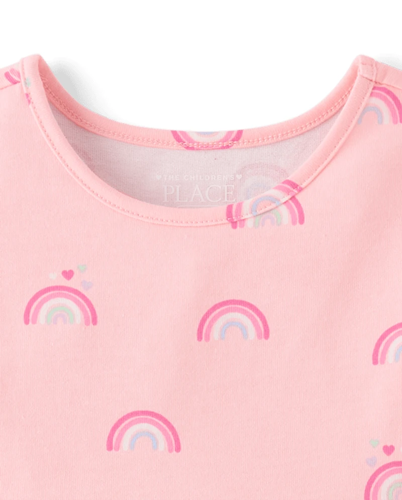 Baby And Toddler Girls Print Flutter Dress