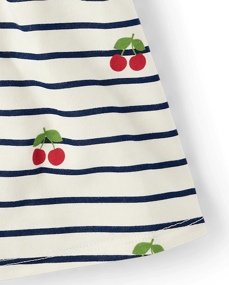 Baby And Toddler Girls Print Flutter Dress