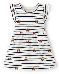 Baby And Toddler Girls Print Flutter Dress