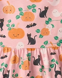 Baby And Toddler Girls Halloween Flutter Dress