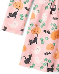 Baby And Toddler Girls Halloween Flutter Dress