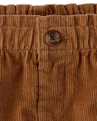 Toddler Girls Heart Pocket Corduroy Skirt