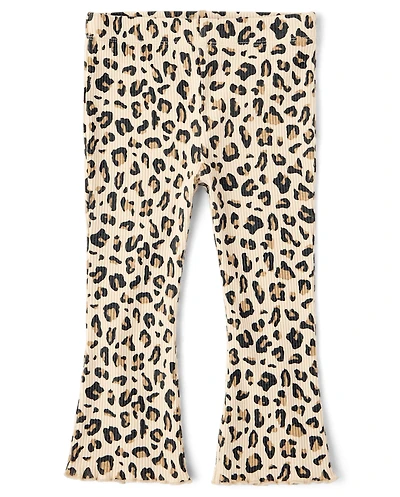 Baby And Toddler Girls Print Flare Leggings