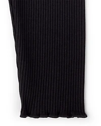 Baby And Toddler Girls Ribbed Lettuce Leggings