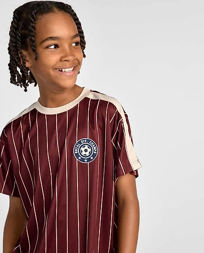 Boys Striped Varsity Soccer Jersey