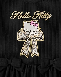 Toddler Girls Hello Kitty® Glitter Puff Print Bubble Dress