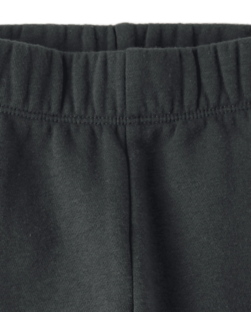 Toddler Girls Embellished Premium Fleece Jogger Pants