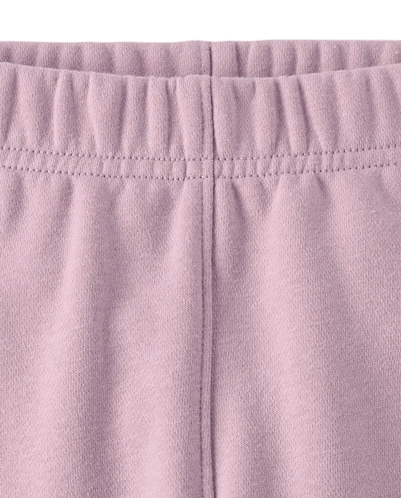 Toddler Girls Side Stripe Premium Fleece Jogger Pants