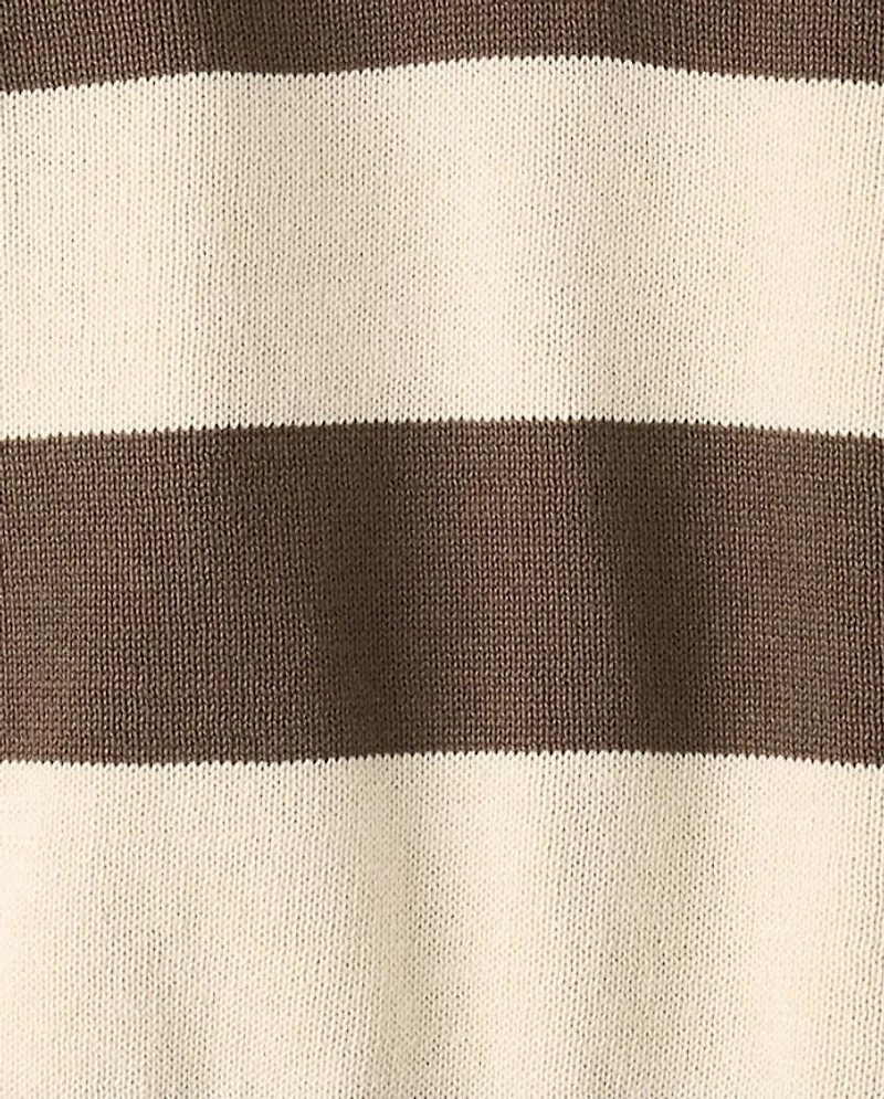 Pull de rugby rayé pour garçon