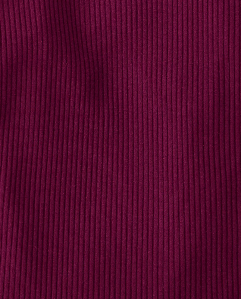 Toddler Girls Embroidered Ribbed Tee