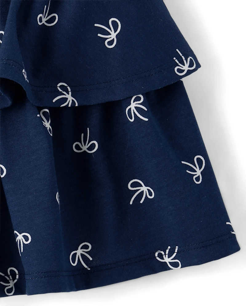 Toddler Girls Embellished Graphic 2-Piece Outfit Set