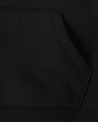 Girls Lace Inset Premium Fleece Hoodie