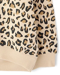 Toddler Girls Print Premium Fleece Sweatshirt