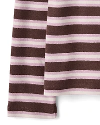 Toddler Girls Striped Ribbed Top