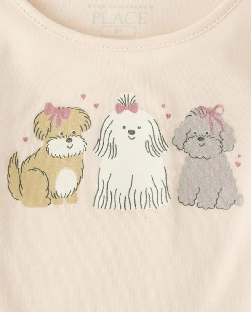 Toddler Girls Flutter Top 4-Pack
