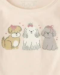 Toddler Girls Flutter Top 4-Pack