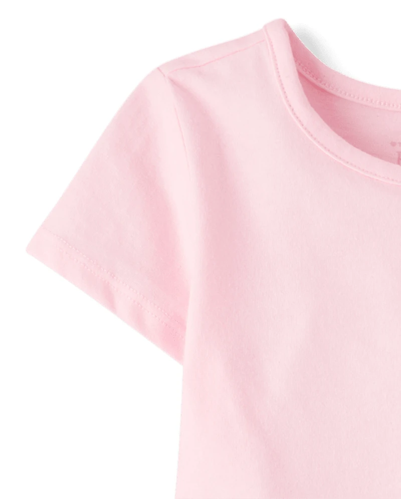 Toddler Girls Heart Skirtall 2-Piece Outfit Set