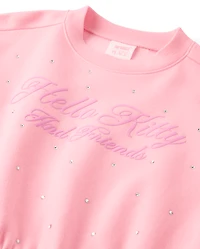 Girls Hello Kitty® And Friends Embellished Premium Fleece Sweatshirt