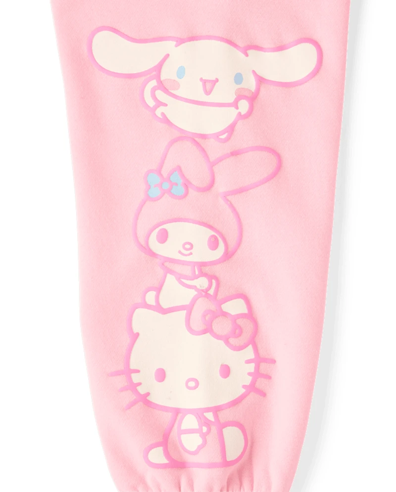 Girls Hello Kitty® And Friends Embellished Premium Fleece Sweatshirt