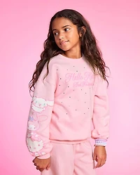 Girls Hello Kitty® And Friends Embellished Premium Fleece Sweatshirt