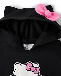 Girls Hello Kitty® Foil Halloween Premium Fleece Hoodie