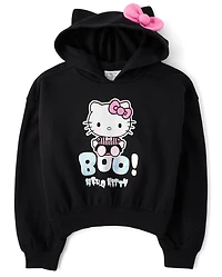 Girls Hello Kitty® Foil Halloween Premium Fleece Hoodie