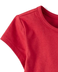 Toddler Girls Cherry Top 4-Pack
