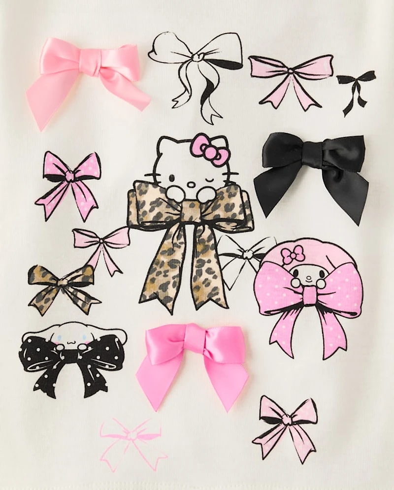 Toddler Girls Hello Kitty® And Friends Bow Elbow Sleeve Top