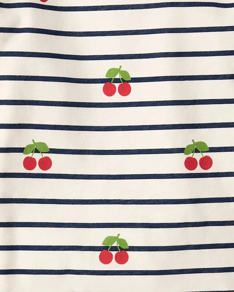 Toddler Girls Cherry Top 4-Pack