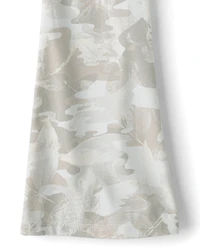 Girls Quick Dry Camo V-Waist Flare Leggings