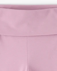 Girls Foldover Capri Leggings