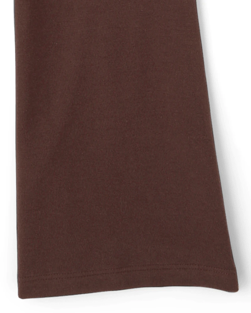 Girls Foldover Flare Leggings