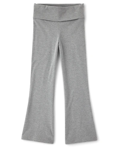 Girls Foldover Flare Leggings