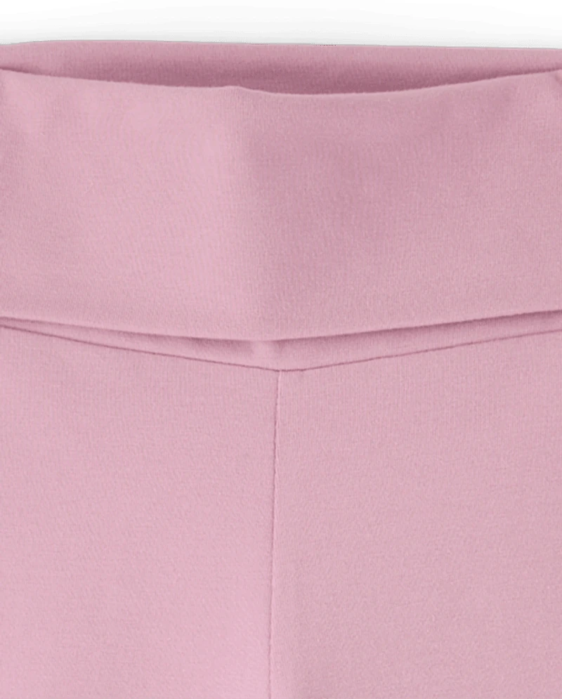 Girls Foldover Flare Leggings