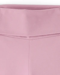 Girls Foldover Flare Leggings