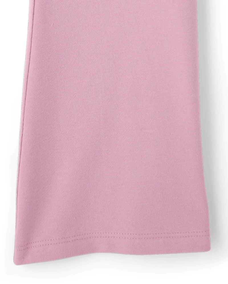 Girls Foldover Flare Leggings