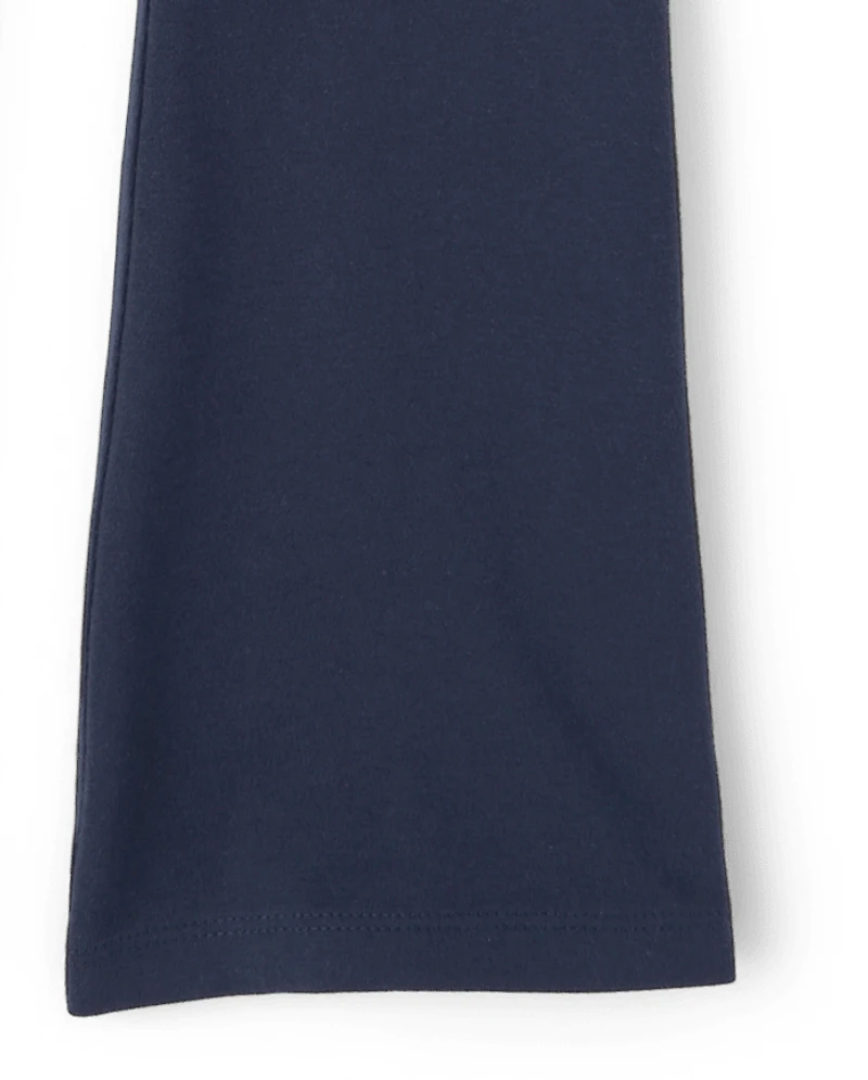 Girls Foldover Flare Leggings